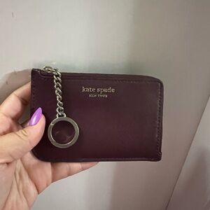 Kate Spade Plum Key & Card Holder